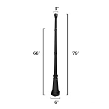 Pootage de lampe en acier Q235 pour l&#39;éclairage extérieur